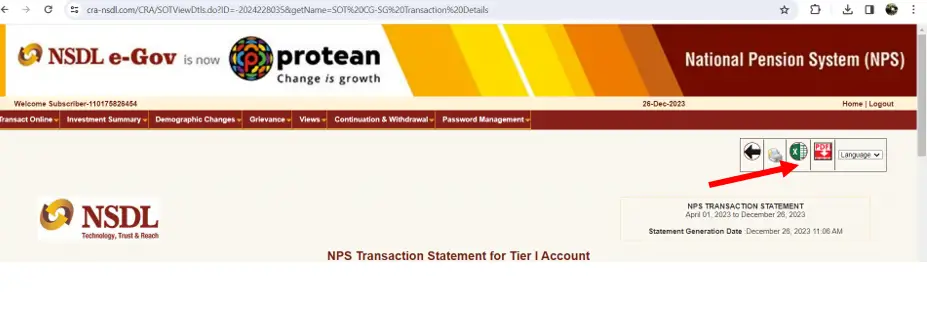 How to Download NPS Transaction Statement from the Official NPS Site