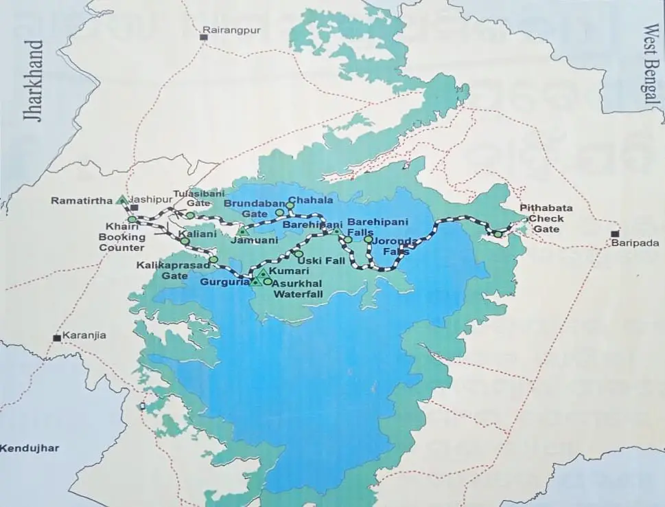 Similipal map