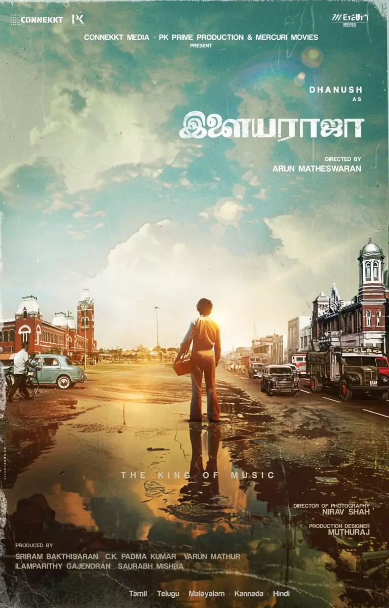 Dhanush Unveils First Poster of Ilaiyaraaja Biopic